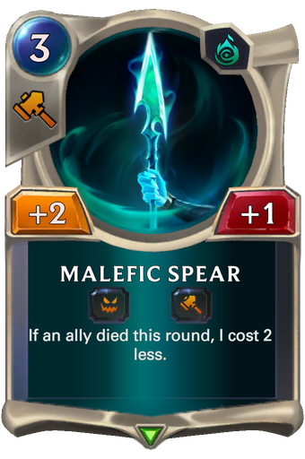 Malefic Spear Card Image