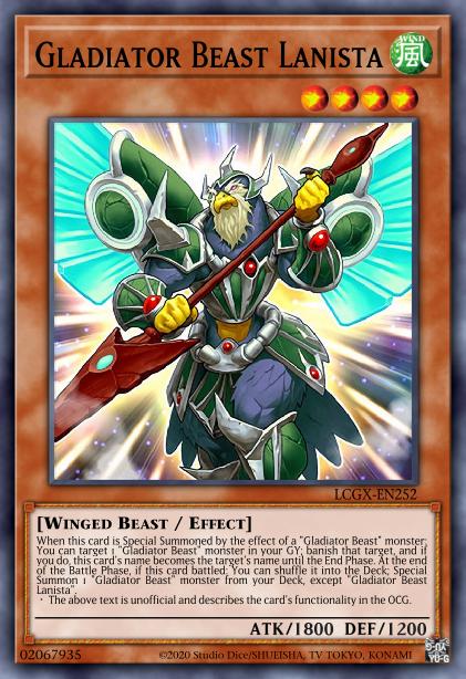 Gladiator Beast Lanista Card Image