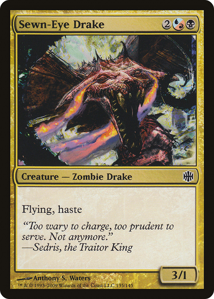 Sewn-Eye Drake Card Image
