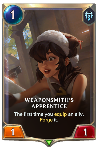 Weaponsmith's Apprentice Card Image