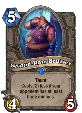 Second-Rate Bruiser Card Image