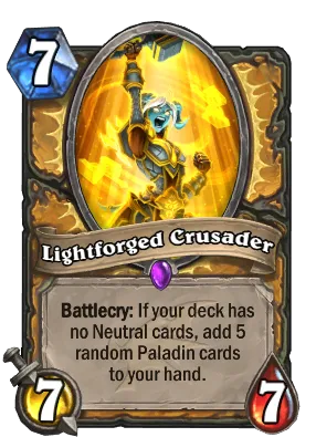 Lightforged Crusader Card Image