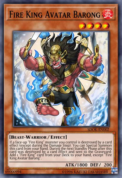 Fire King Avatar Barong Card Image