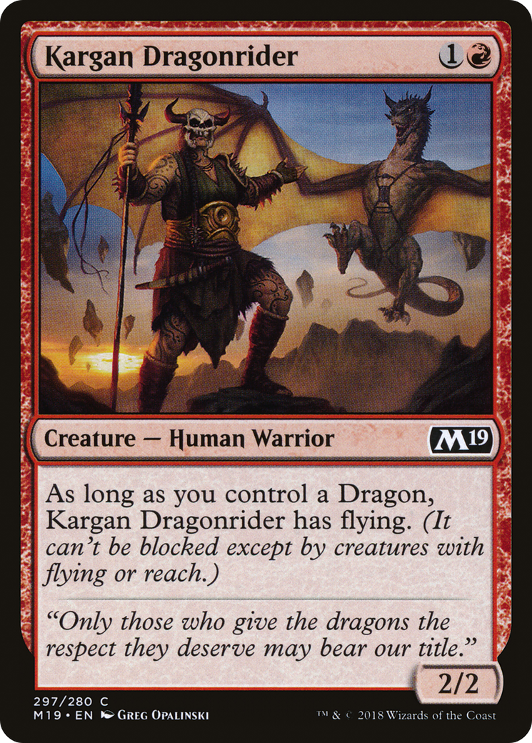 Kargan Dragonrider Card Image