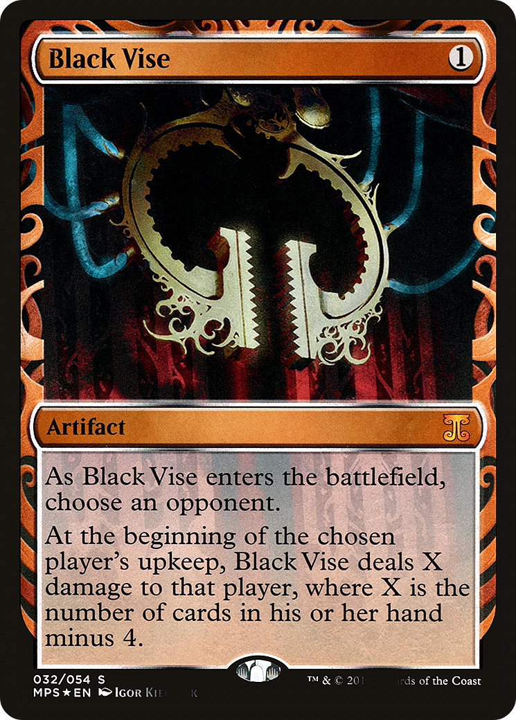 Black Vise Card Image