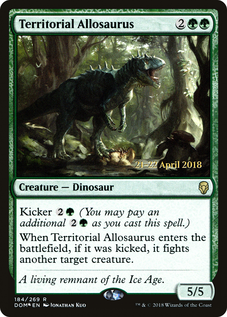 Territorial Allosaurus Card Image