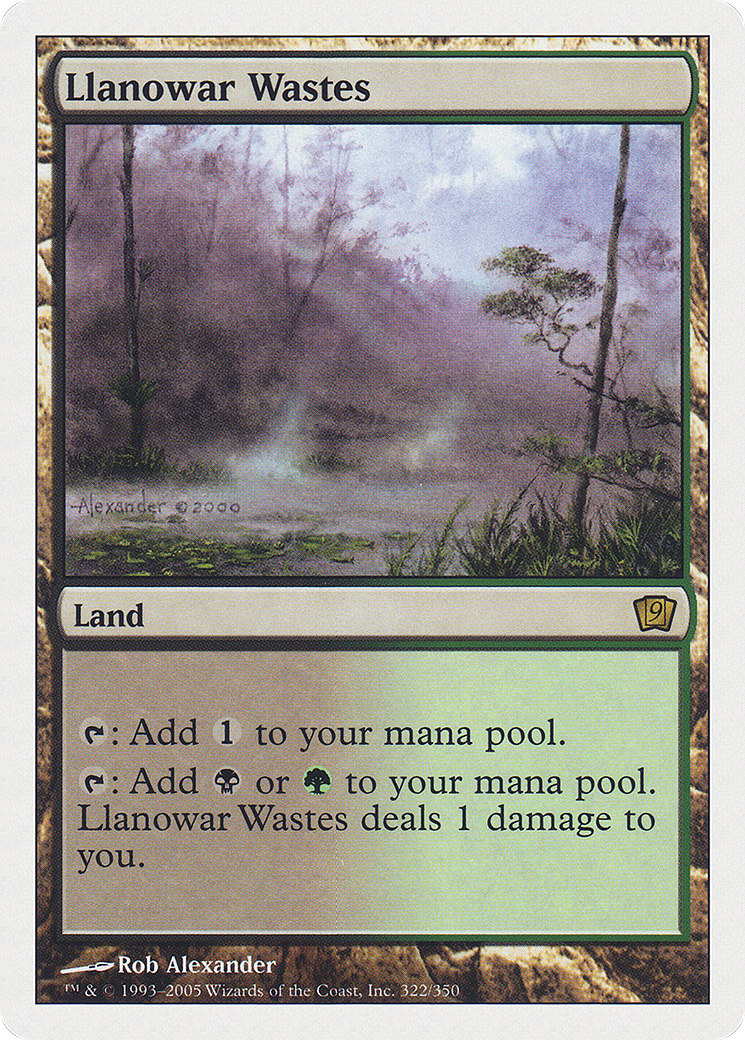 Llanowar Wastes Card Image