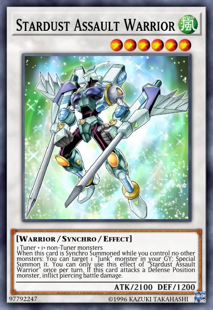 Stardust Assault Warrior Card Image