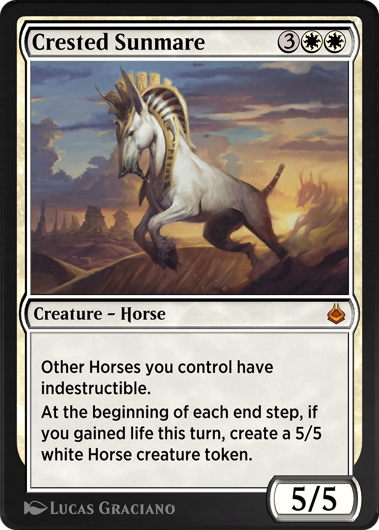 Crested Sunmare Card Image