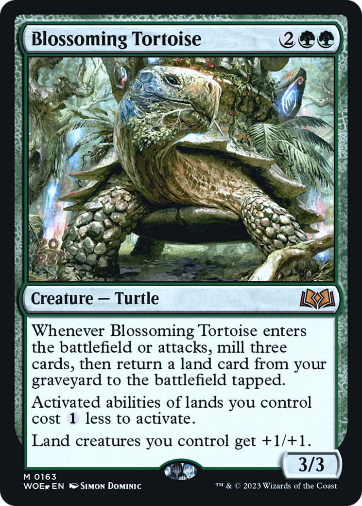 Blossoming Tortoise Card Image