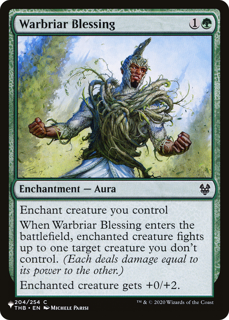 Warbriar Blessing Card Image