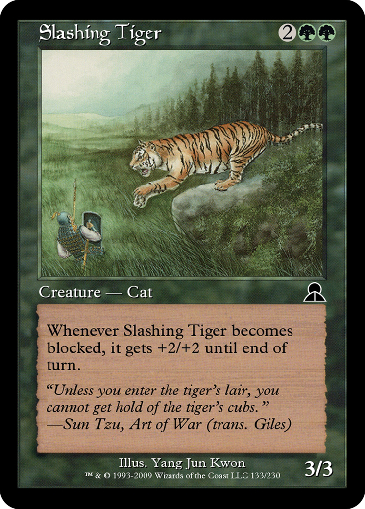 Slashing Tiger Card Image