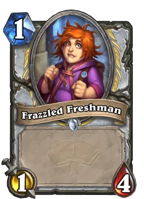 Frazzled Freshman Card Image