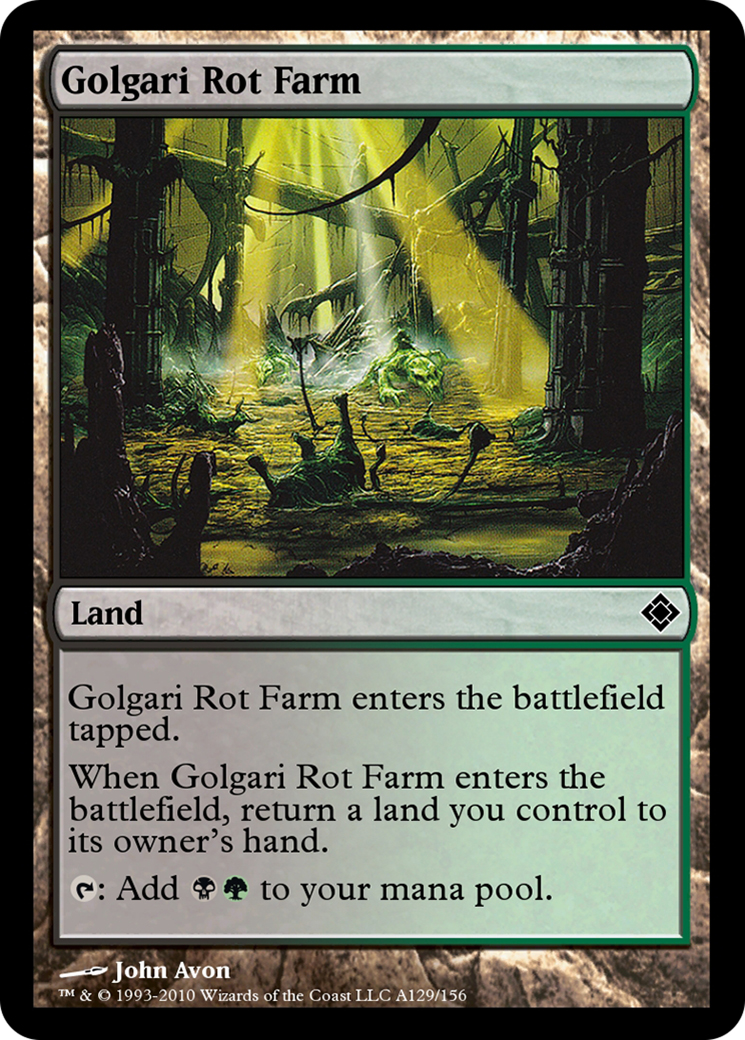 Golgari Rot Farm Card Image