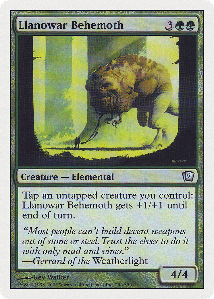 Llanowar Behemoth Card Image