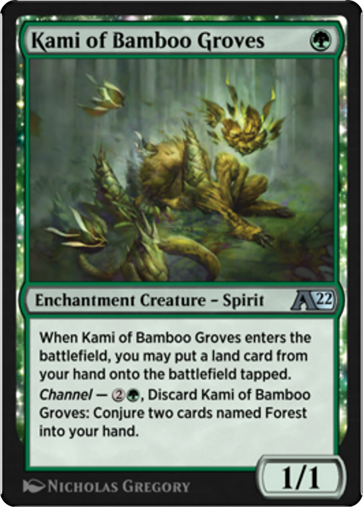 Kami of Bamboo Groves Card Image