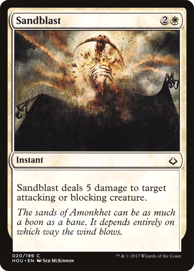 Sandblast Card Image