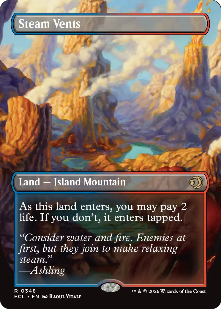 Steam Vents Magic: The Gathering card