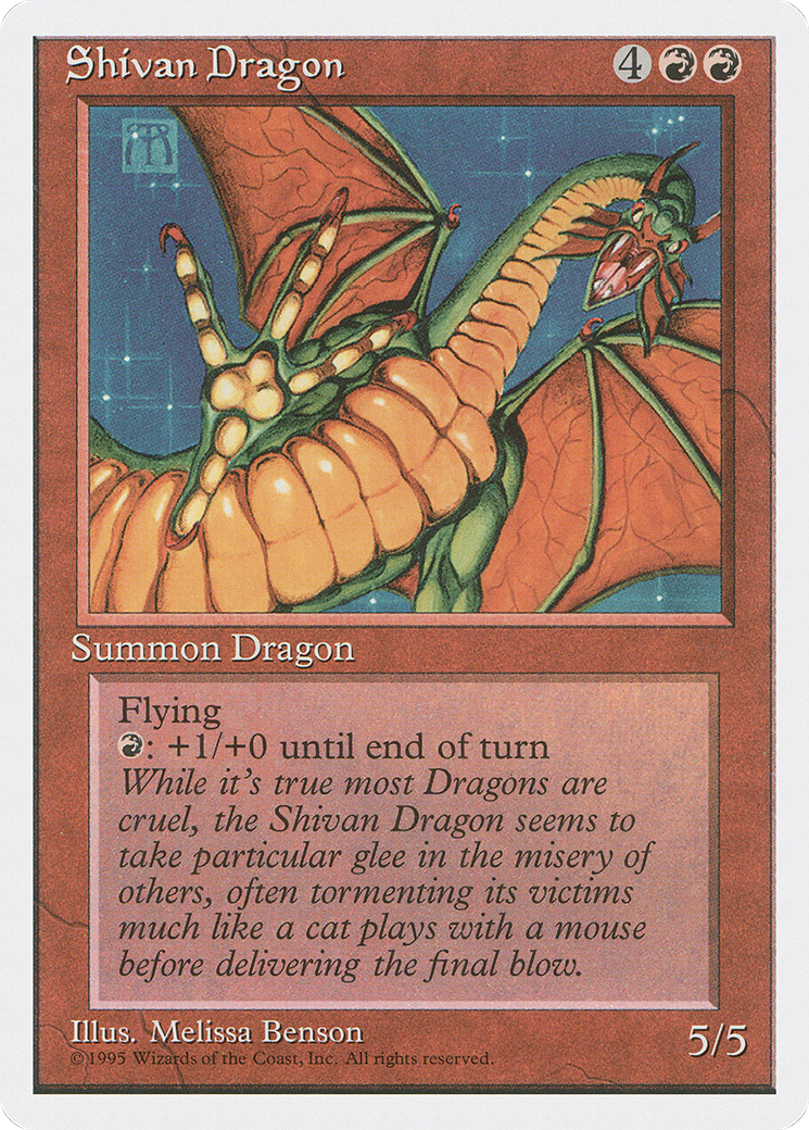 Shivan Dragon Card Image