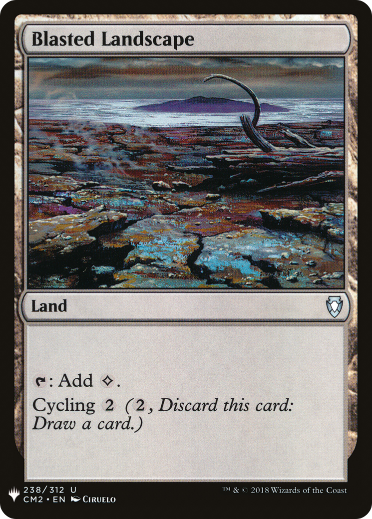 Blasted Landscape Card Image