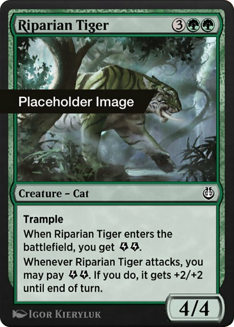 Riparian Tiger Card Image
