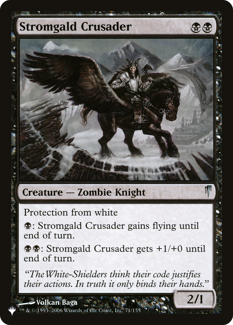 Stromgald Crusader Card Image