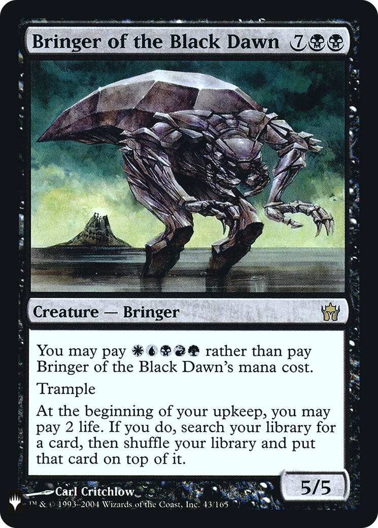 Bringer of the Black Dawn Card Image