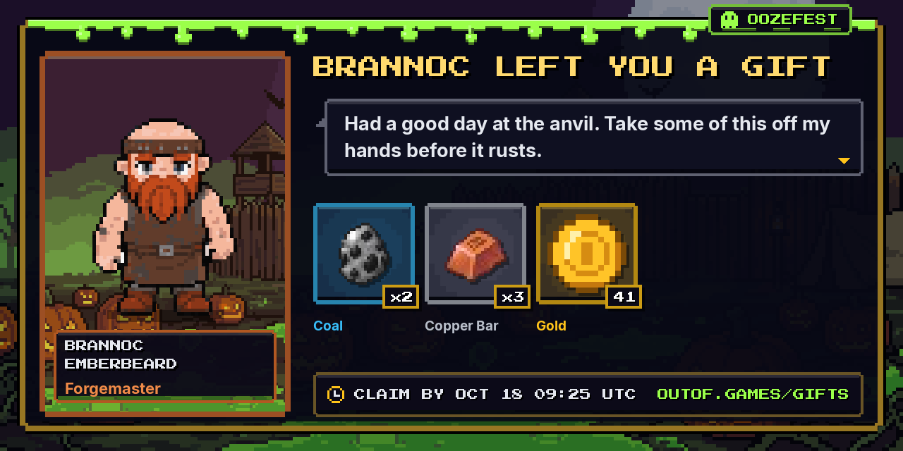 A gift from Brannoc Emberbeard