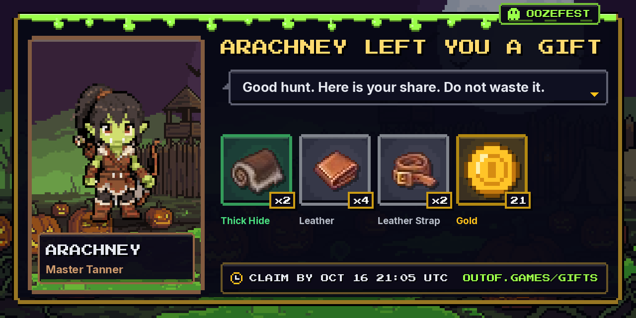 A gift from Arachney