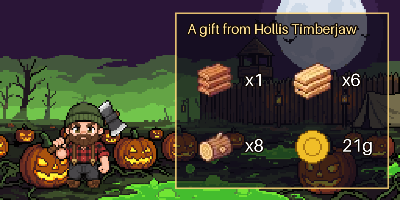 A gift from Hollis Timberjaw