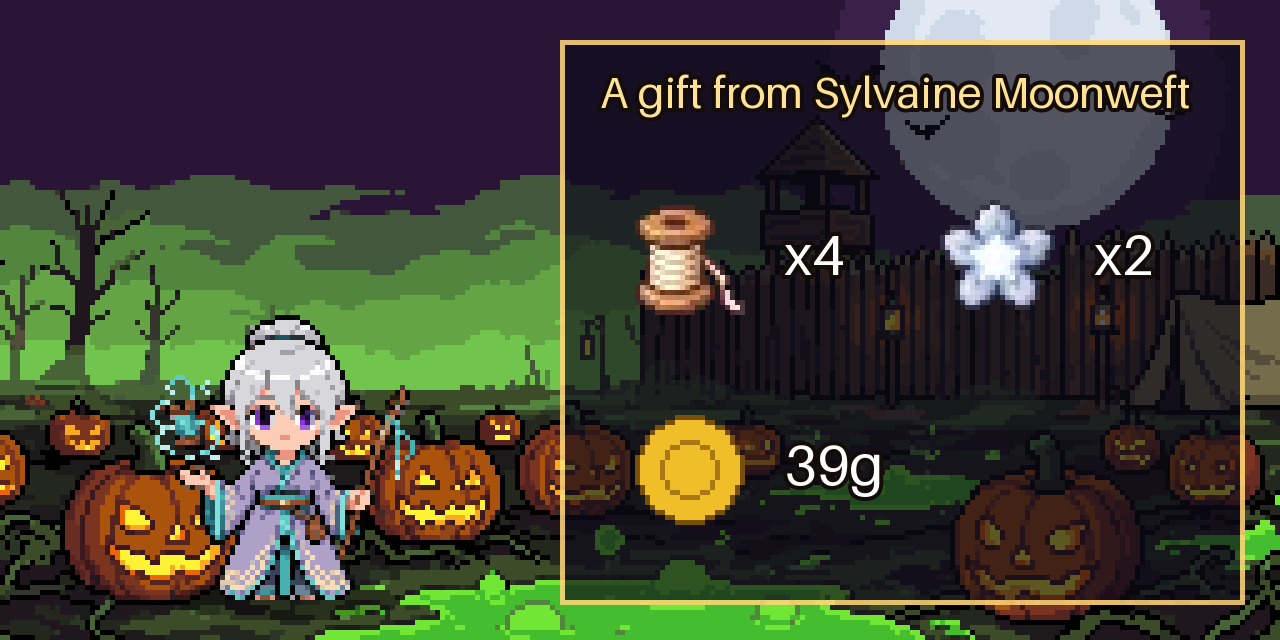 A gift from Sylvaine Moonweft