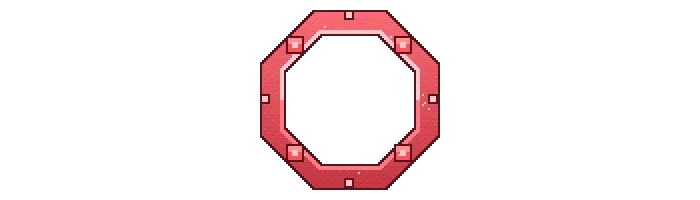 Avatar Border: Pixel Rim Crimson