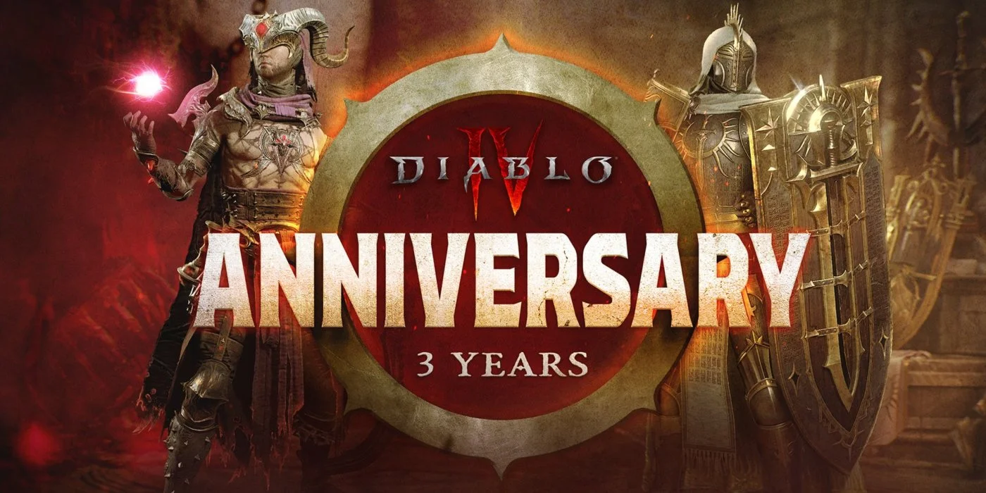 Diablo IV's 3rd Anniversary Celebrations Grant XP Buffs & Free Gifts