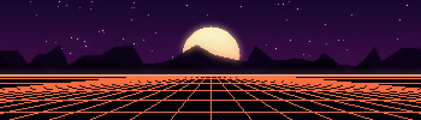 Profile Header: Neon Dusk