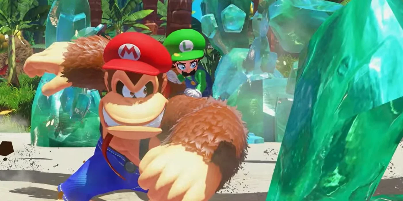 Donkey Kong Bananza and Super Mario Collaborating for a Limited Time Event