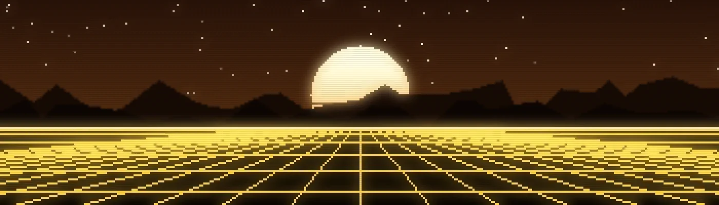 Profile Header: Golden Hour VHS
