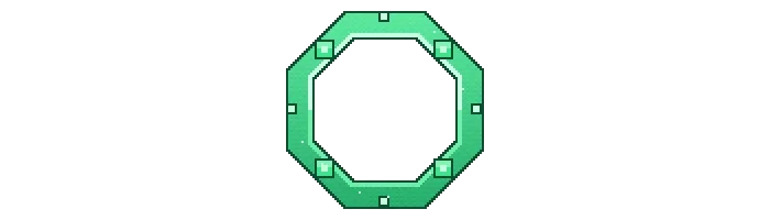 Avatar Border: Pixel Rim Emerald