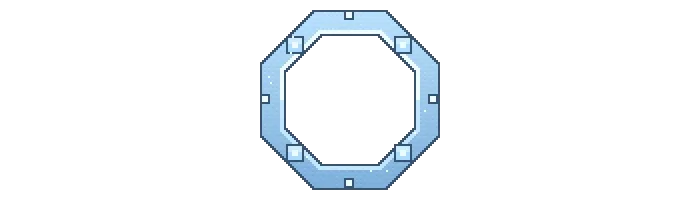 Avatar Border: Pixel Rim Glacier