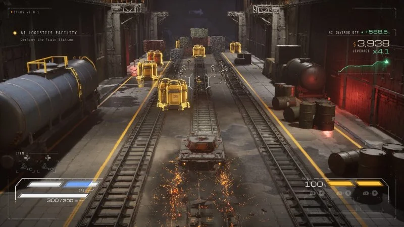 SLAM TANK driving