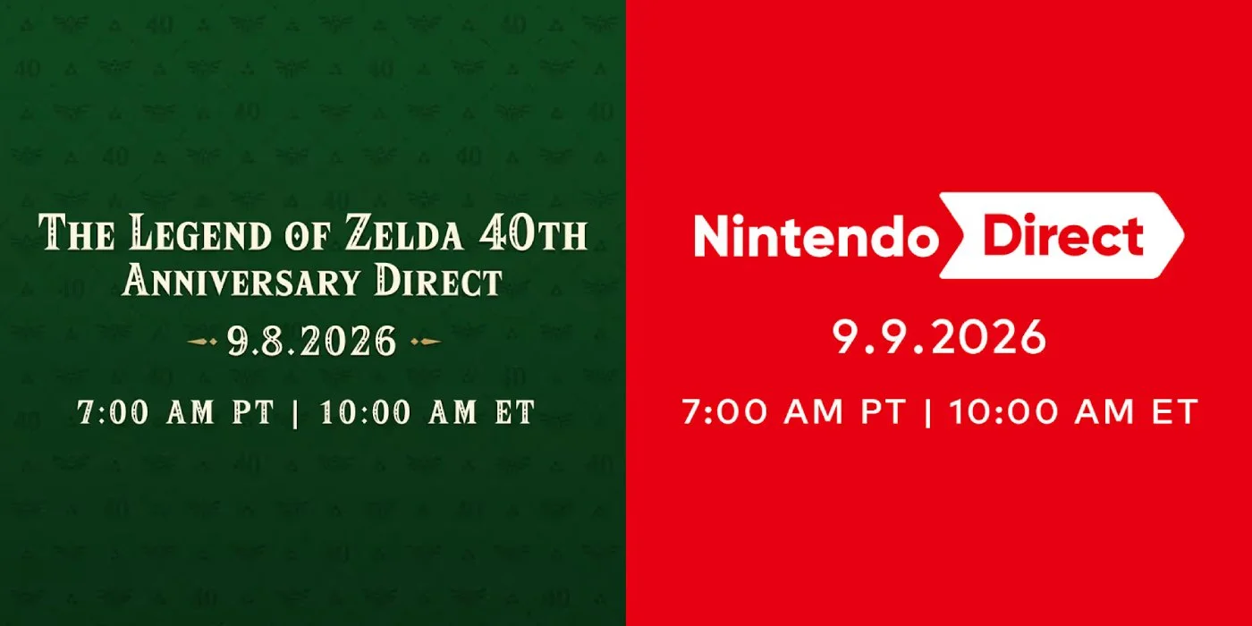 Two Nintendo Directs Confirmed for Next Week - Zelda 40 Gets Its Own